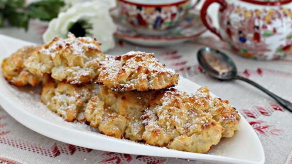 Рецепт Оладий творожных с яблоками