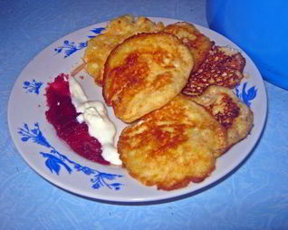 Оладьи творожные