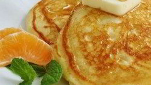 Рецепт Пышных оладий на кислом молоке