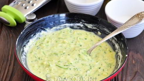 сладкие оладьи из кабачков