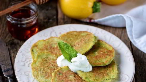 сладкие оладьи из кабачков