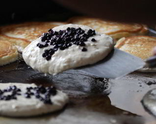 Творожные оладьи