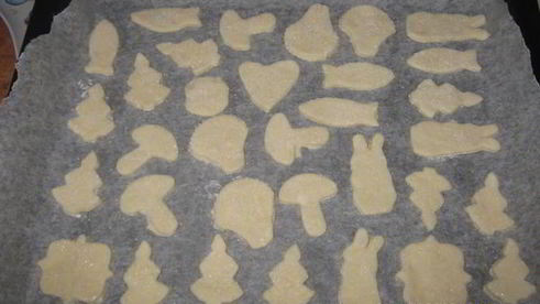 детское творожное печенье