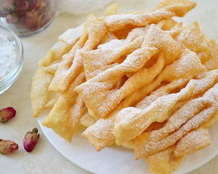 Хрустящее печенье Хворост на водке