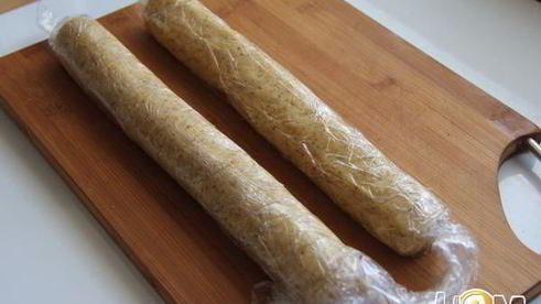 миндальное печенье с дольками лимона