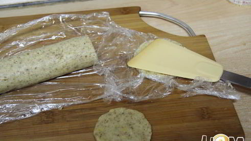 миндальное печенье с дольками лимона