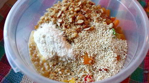 орехово-овсяное печенье