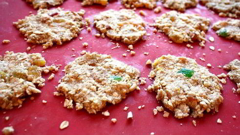 орехово-овсяное печенье