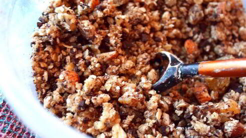 орехово-овсяное печенье