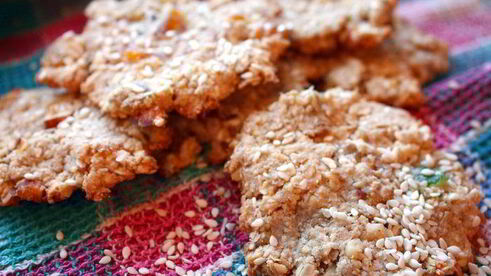 орехово-овсяное печенье