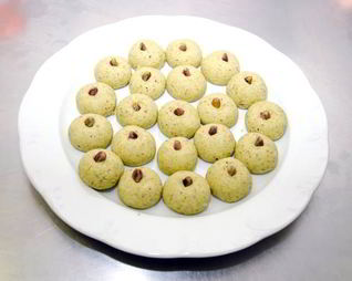 Овощное печенье с фисташками