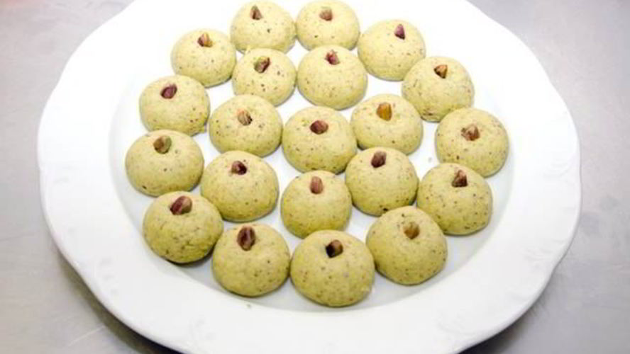 Рецепт овощного печенья с фисташками