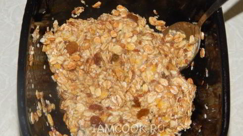 овсяное печенье на сковороде