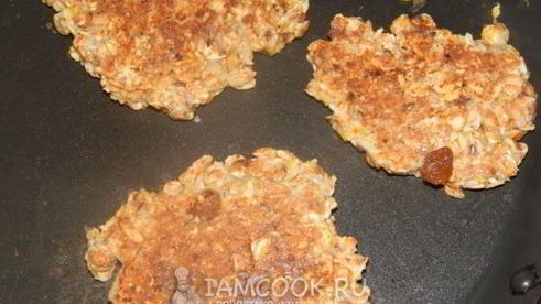 овсяное печенье на сковороде