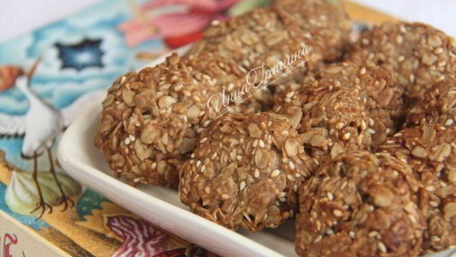 Рецепт овсяного печенья с корицей
