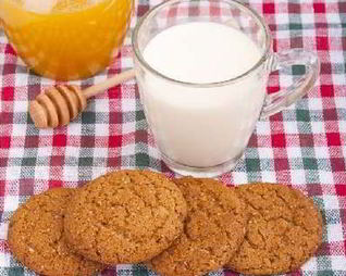 Овсяное печенье с медом