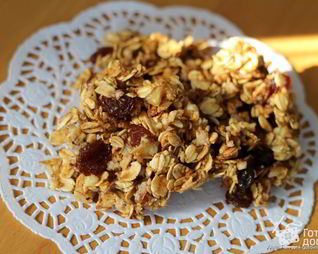 Овсяное печенье за 2 минуты