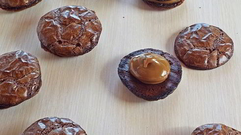 печенье брауни с начинкой