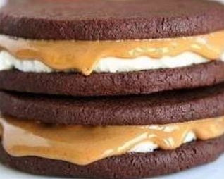 Печенье Choco pie с арахисовым маслом