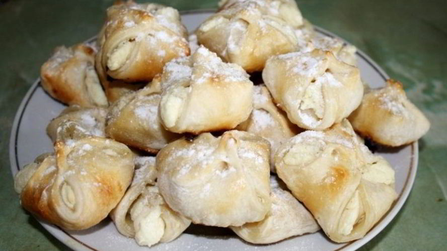 Рецепт печенья конвертики с творогом