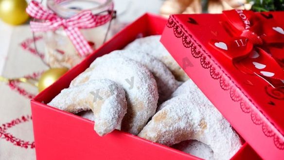 Рецепт Печенья Ореховые полумесяцы