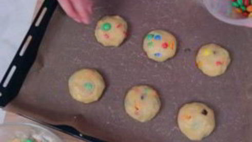 печенье с m&m's