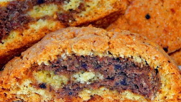 Рецепт Печенья с ореховой и финиковой начинкой