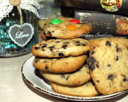 Печенье с шоколадными каплями