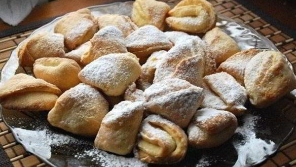 Рецепт Печенья Творожные сладкие уголки