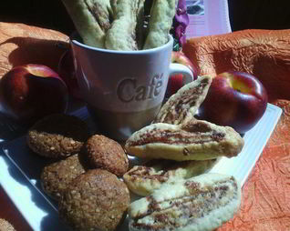 Песочное печенье с финиками