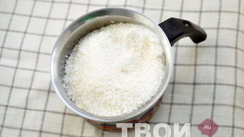 песочное печенье с кокосовой стружкой