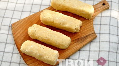 песочное печенье с кокосовой стружкой