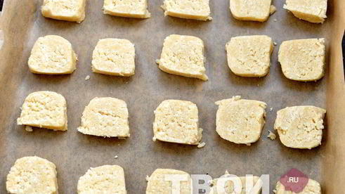 песочное печенье с кокосовой стружкой