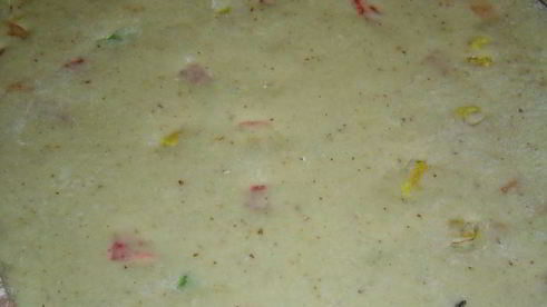 постное печенье с орехами и цукатами