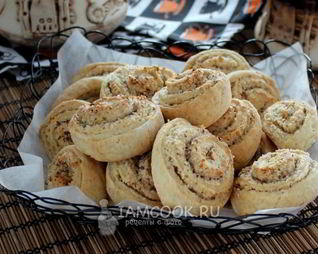 Постное печенье с орехами