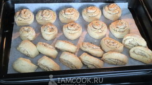 постное печенье с орехами