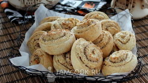 постное печенье с орехами