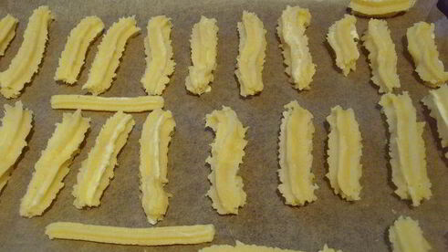 рождественское печенье апельсиновые языки