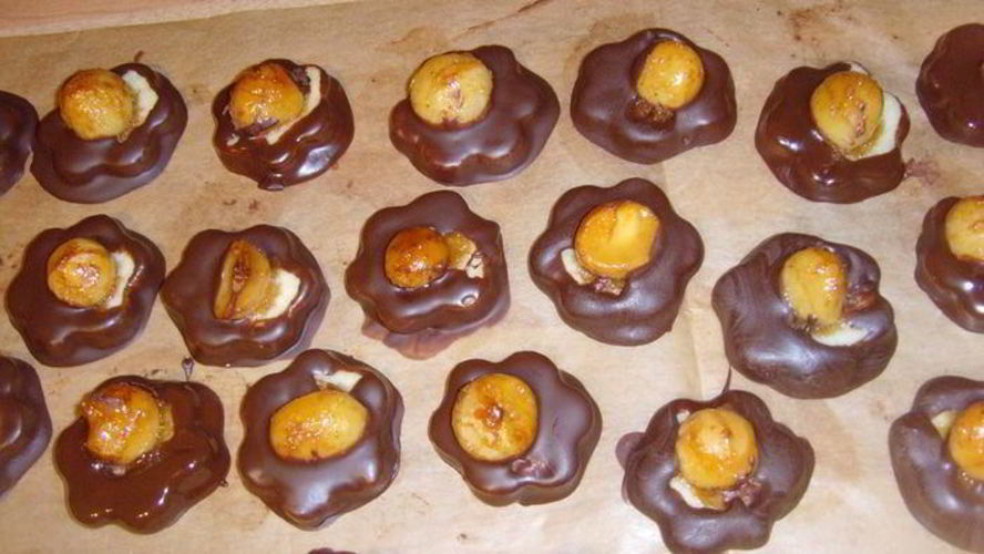 Рецепт рождественского печенья шоко-макадамия