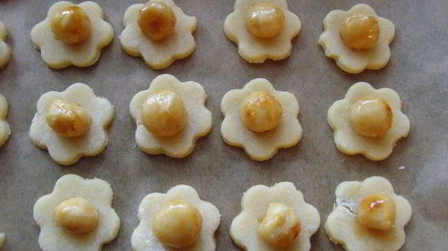 рождественское печенье шоко-макадамия