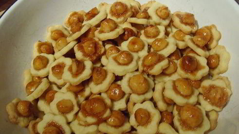 рождественское печенье шоко-макадамия