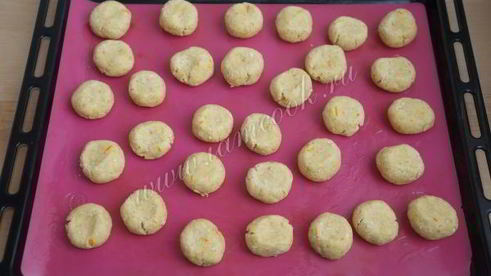 творожное печенье с овсяными хлопьями и апельсином