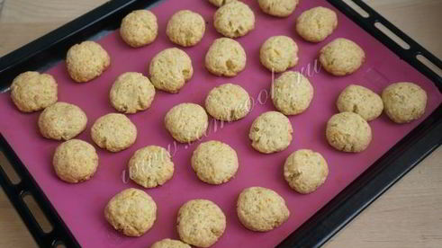 творожное печенье с овсяными хлопьями и апельсином