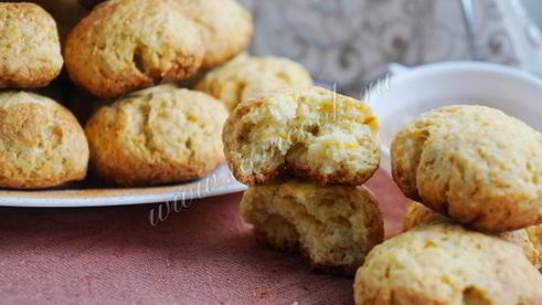 творожное печенье с овсяными хлопьями и апельсином