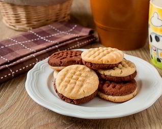 Ванильно-шоколадное печенье