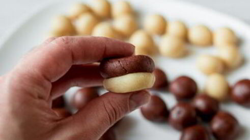 ванильно-шоколадное печенье