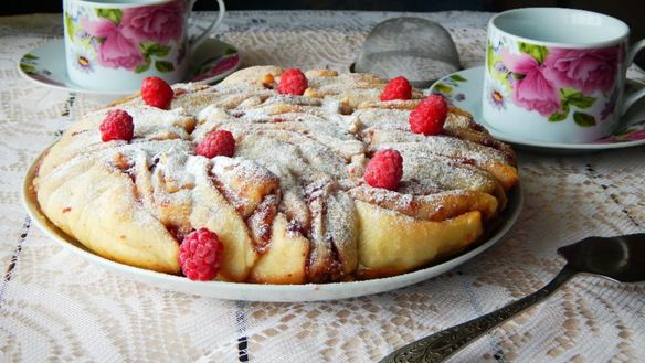 Рецепт Быстрого дрожжевого пирога