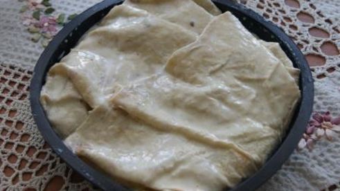 быстрый пирог из лаваша с сыром и зеленью