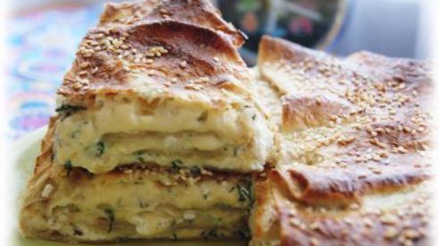 быстрый пирог из лаваша с сыром и зеленью