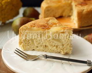 Грушевый пирог в мультиварке